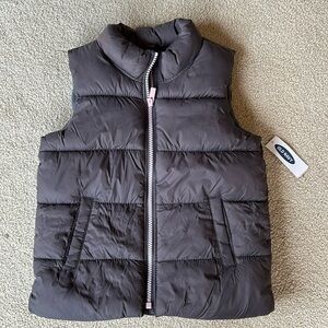 NWT Old Navy child's winter vest with fleece lining